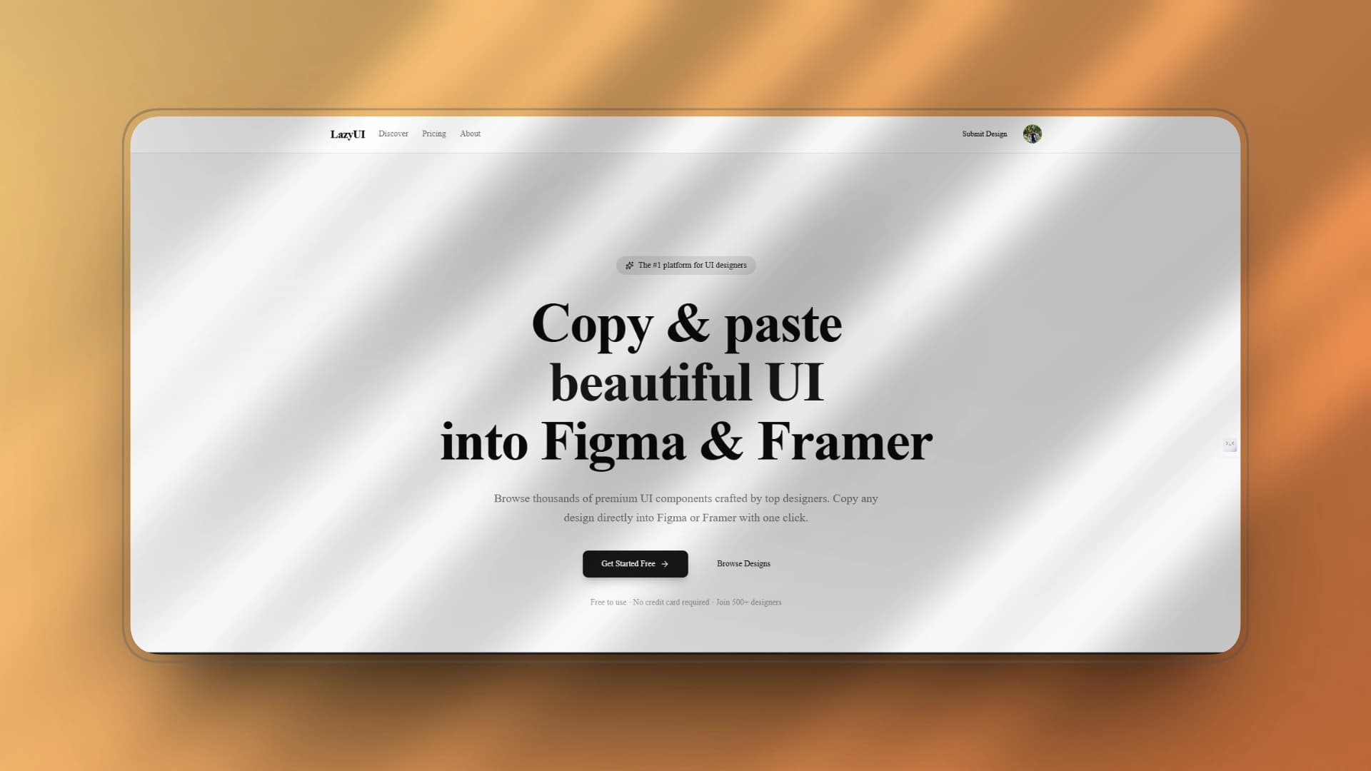 LazyUI - Avi | Creative Developer Portfolio