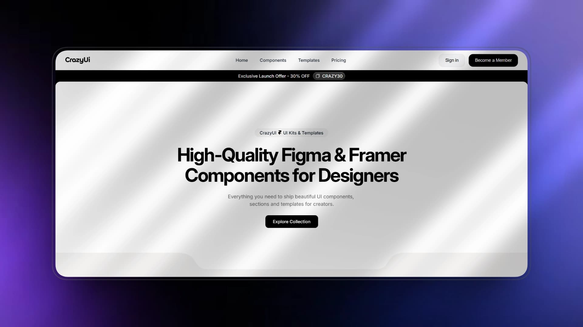 CrazyUi - Avi | Creative Developer Portfolio